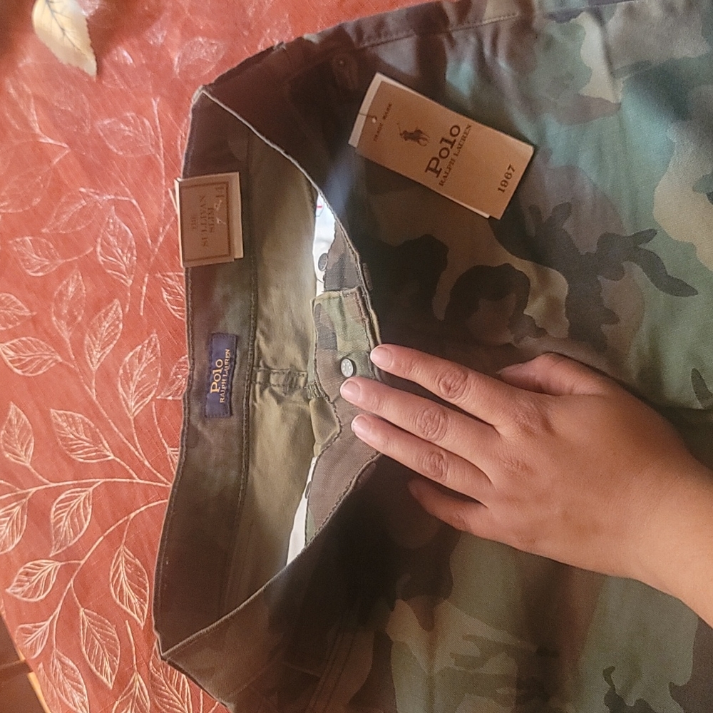 New, never worn polo camo pants